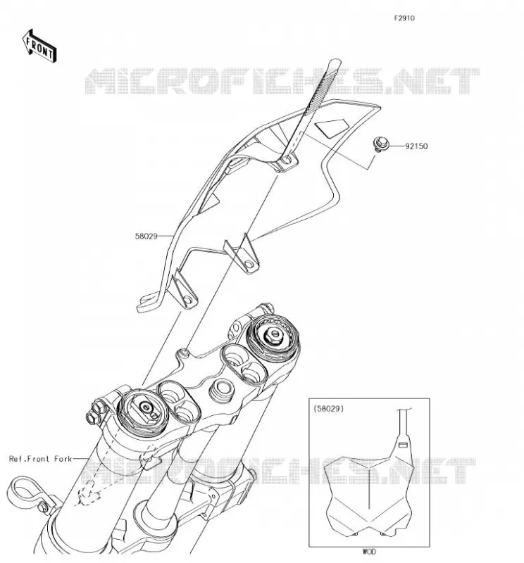 ACCESSOIRE Kawasaki TOUT-TERRAIN 250 2018 KX250F  KX252AJF