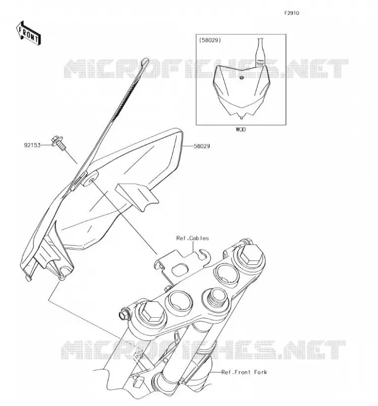 ACCESSOIRE Kawasaki TOUT-TERRAIN 140 2018 KLX140G  KLX140CJF