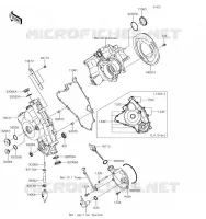 COUVERCLES MOTEUR pour Kawasaki BRUTE FORCE 750 4X4I EPS 2019