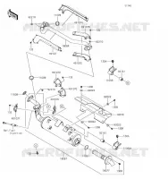 &Eacute;CHAPPEMENT pour Kawasaki BRUTE FORCE 750 4X4I EPS 2019