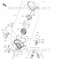 FILTRE A AIR pour Kawasaki BRUTE FORCE 750 4X4I EPS 2019