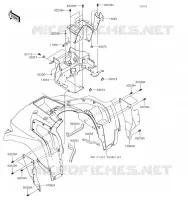 BAVETTE pour Kawasaki BRUTE FORCE 750 4X4I 2019