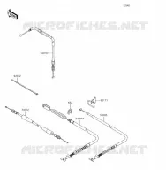 CABLES pour Kawasaki BRUTE FORCE 750 4X4I 2019