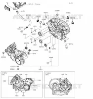 CARTER MOTEUR(S) pour Kawasaki BRUTE FORCE 750 4X4I 2019