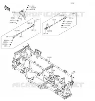 CH&Acirc;SSIS pour Kawasaki BRUTE FORCE 750 4X4I 2019