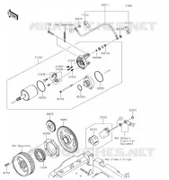 D&Eacute;MARREUR pour Kawasaki BRUTE FORCE 750 4X4I 2019