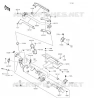 &Eacute;CHAPPEMENT pour Kawasaki BRUTE FORCE 750 4X4I 2019