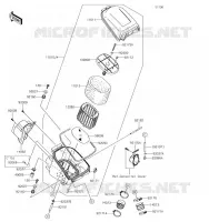 FILTRE A AIR pour Kawasaki BRUTE FORCE 750 4X4I 2019