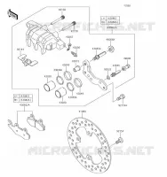 FREIN AVANT pour Kawasaki BRUTE FORCE 750 4X4I 2019