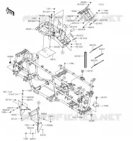 PIECE DE CADRE (COUVERTURE) pour Kawasaki BRUTE FORCE 750 4X4I 2019