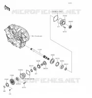 PIGNON CONIQUE AVANT pour Kawasaki BRUTE FORCE 750 4X4I 2019