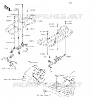 PORTE BAGAGE (S) pour Kawasaki BRUTE FORCE 750 4X4I 2019