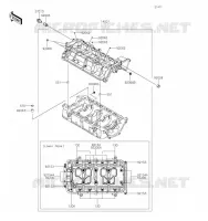 CARTER MOTEUR(S) pour Kawasaki JET SKI ULTRA 310X 2019