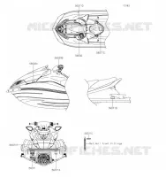 LABEL pour Kawasaki JET SKI ULTRA 310X 2019