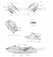 STICKER pour Kawasaki JET SKI ULTRA 310X 2019