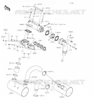 &Eacute;CHAPPEMENT pour Kawasaki JET SKI ULTRA 310X 2019
