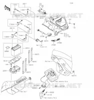 &Eacute;QUIPEMENT ELECTRIQUE pour Kawasaki JET SKI ULTRA 310X 2019