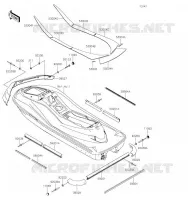MOUSSES pour Kawasaki JET SKI ULTRA 310X 2019