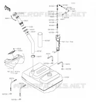RESERVOIR CARBURANT pour Kawasaki JET SKI ULTRA 310X 2019
