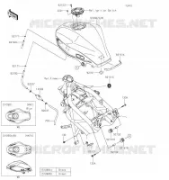 RESERVOIR CARBURANT pour Kawasaki Z125 2019