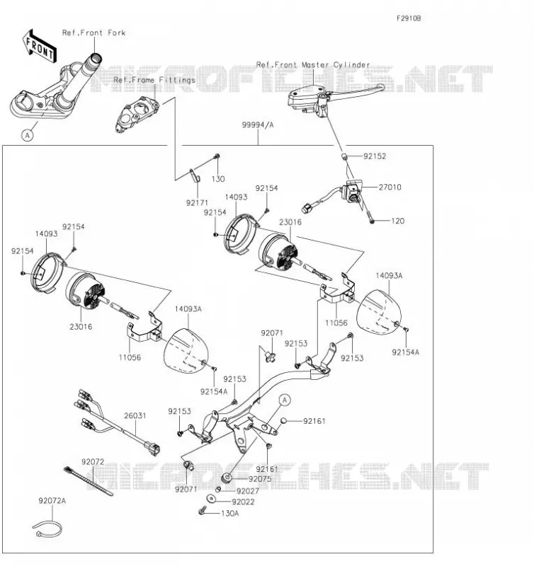 Accessory(Sub Lamp) Kawasaki MOTOS 650 2019 VULCAN S  EN650DKF