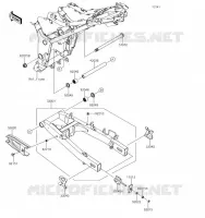 BRAS OSCILLANT pour Kawasaki Z300 2017