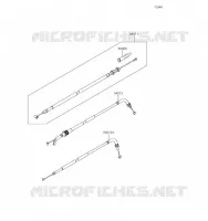 CABLES pour Kawasaki Z300 2017