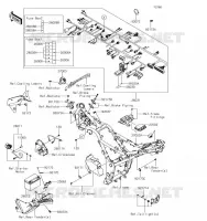 CHASSIS EQUIPMENT ELECTRIQUE pour Kawasaki Z300 2017
