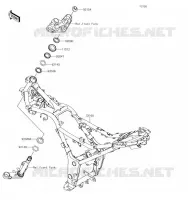 CH&Acirc;SSIS pour Kawasaki Z300 2017