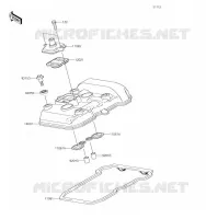 COUVRE CULASSE pour Kawasaki Z300 2017