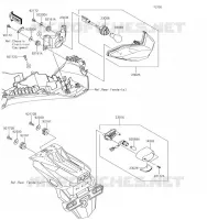 FEUX ARRI&Egrave;RE(S) pour Kawasaki Z300 2017