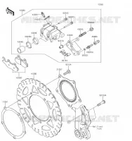 FREIN AVANT pour Kawasaki Z300 2017