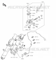 MAITRE CYLINDRE AV pour Kawasaki Z300 2017