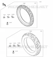 PNEUS pour Kawasaki Z300 2017