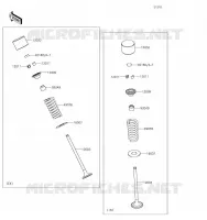 SOUPAPE pour Kawasaki Z300 2017