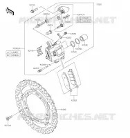 FREIN AVANT pour Kawasaki Z650 2019