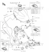 RESERVOIR CARBURANT pour Kawasaki NINJA 400 2019