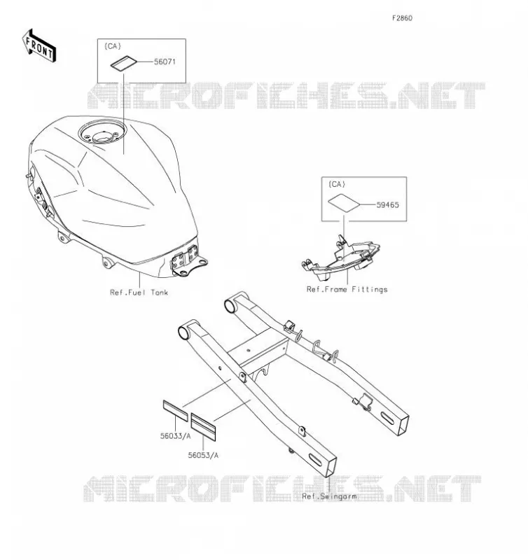 LABEL Kawasaki MOTOS 400 2019 NINJA 400  EX400GKF