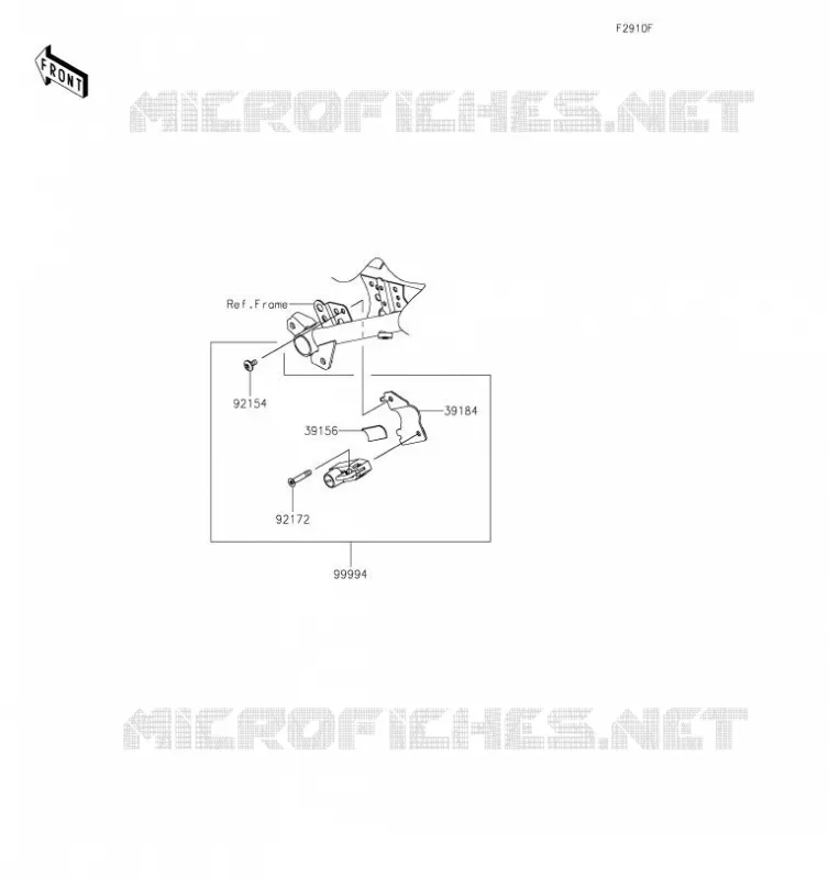 Accessory(Helmet Lock) Kawasaki Motorcycle 400 2019 NINJA 400  EX400GKFB