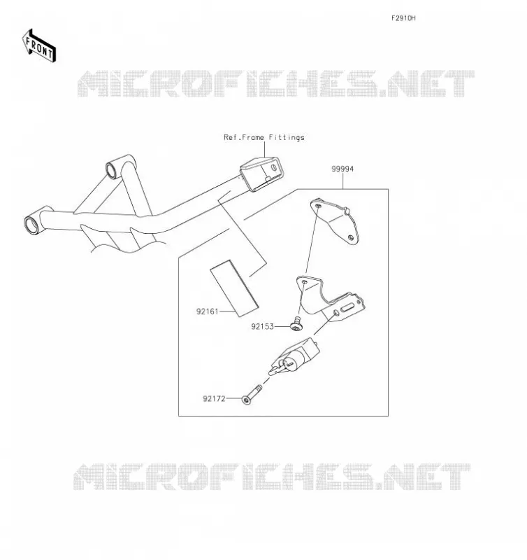 Accessory(Helmet Lock) Kawasaki MOTOS 1000 2019 VERSYS 1000  KLZ1000CKF