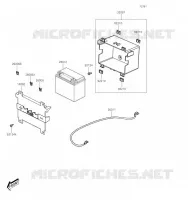 BATTERIE pour Kawasaki J300 2019