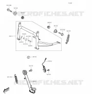 BEQUILLES pour Kawasaki J300 2019