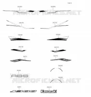 Decals(Black)(CKFA) pour Kawasaki J300 2019