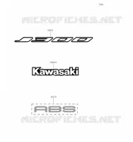 Decals(Green)(CKF) pour Kawasaki J300 2019