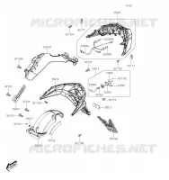 FEUX ARRI&Egrave;RE(S) pour Kawasaki J300 2019