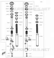 FOURCHE pour Kawasaki J300 2019