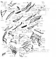 Leg Shield pour Kawasaki J300 2019