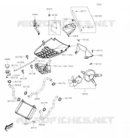 RADIATEUR pour Kawasaki J300 2019
