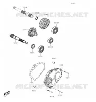 TRANSMISSION pour Kawasaki J300 2019