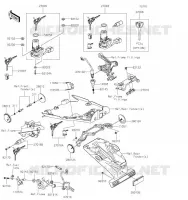 CONTACTEUR SERRURE/R&Eacute;FLECTEUR pour Kawasaki Z900RS 2019
